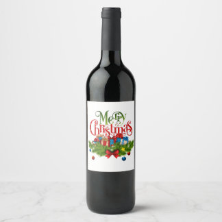 Étiquette Pour Bouteilles De Vin nouvelle année heureuse