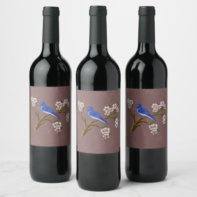 Étiquette Pour Bouteilles De Vin Oiseau sauvage (Bouteilles)
