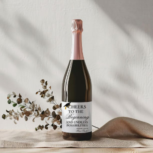 Étiquette Pour Bouteilles De Vin Paire bien Avec un master Diplôme cadeau