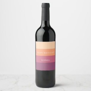 Étiquette Pour Bouteilles De Vin Palette de récolte
