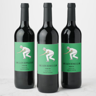 Étiquette Pour Bouteilles De Vin Pelouse Bowles
