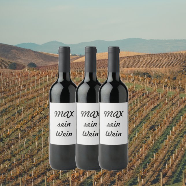 Étiquette Pour Bouteilles De Vin personnalisierte (Créateur téléchargé)