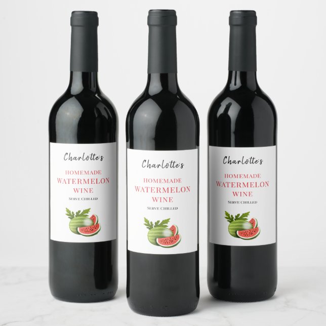 Étiquette Pour Bouteilles De Vin Pétoncle maison personnalisée (Bouteilles)