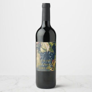 Étiquette Pour Bouteilles De Vin Photo & Texte Personnalisés