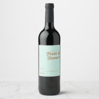 Plage Retro | Aqua Maid Of Honor Proposition