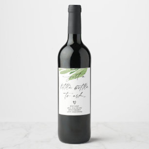 Étiquette Pour Bouteilles De Vin Proposition de la servante Demander un cadeau de l