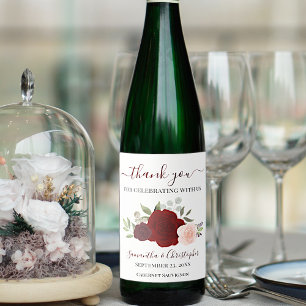 Étiquette Pour Bouteilles De Vin Roses Roses Roses Roses Roses Roses Roses Roses Ro
