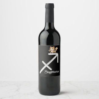 Étiquette Pour Bouteilles De Vin Sagittarius Wine Label