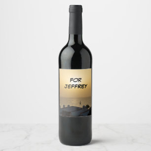 Étiquette Pour Bouteilles De Vin Silence