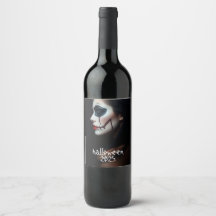 Sinister Sip - Halloween Vin Étiquette par STUDIO 