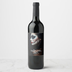 Étiquette Pour Bouteilles De Vin Sinister Sip - Halloween Vin Étiquette par STUDIO