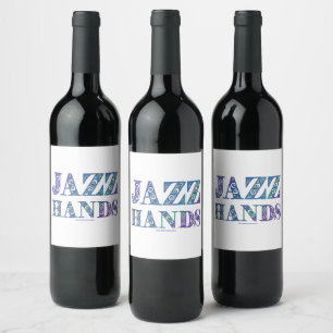 Étiquette Pour Bouteilles De Vin SlipperyJoe's comédie musicale Broadway Jazz Hands