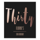 Soirée d'or moderne 30e anniversaire