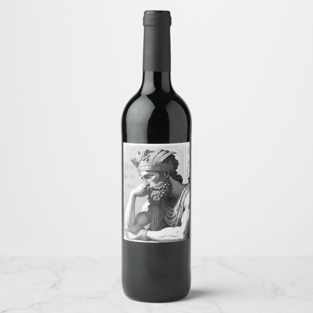 Étiquette Pour Bouteilles De Vin Soyez comme vous souhaitez apparaître (Devant)
