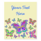 Style tatoué Butterfly Colorful