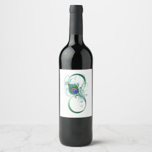 Étiquette Pour Bouteilles De Vin Symbole de l'Infinity