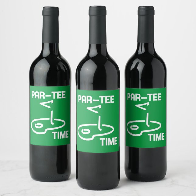 Étiquette Pour Bouteilles De Vin Temps partiel blanc (Bouteilles)