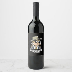 Étiquette Pour Bouteilles De Vin Tentative d'assassinat de Trump Trump 2024 Vous av