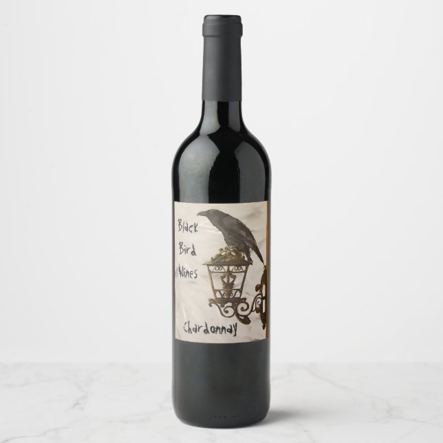Étiquette Pour Bouteilles De Vin "The Lookout" - personnalisable (Devant)