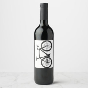 Étiquette Pour Bouteilles De Vin Triathlon Road Vélo T Chemise Vélo Rider Cadeau Cy
