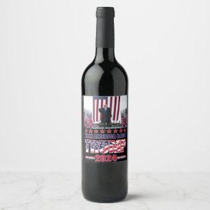 Étiquette Pour Bouteilles De Vin Trump 2024 : Reprendre l'Amérique
