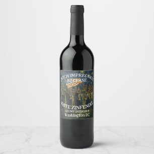 Étiquette Pour Bouteilles De Vin Trump interdit la fornication adultère dans les Ét