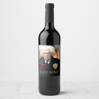 Étiquette Pour Bouteilles De Vin Trump's Witch Hunt