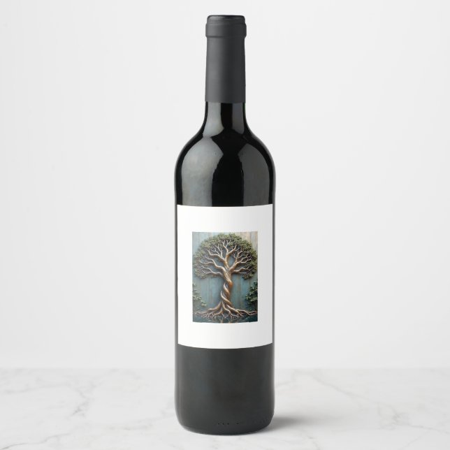 Étiquette Pour Bouteilles De Vin Vin (Devant)