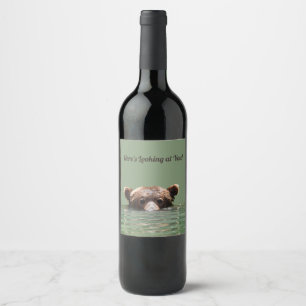 Étiquette Pour Bouteilles De Vin Vin (ou Champagne) Étiquette à bouteilles avec o