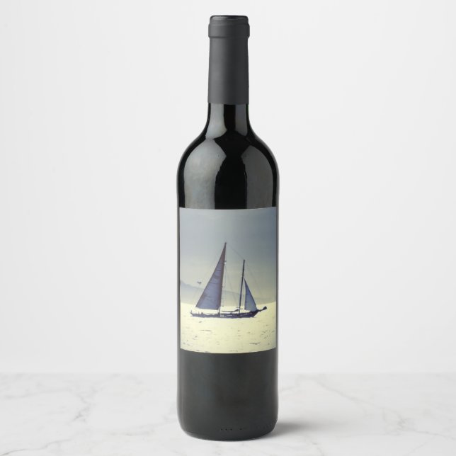 Étiquette Pour Bouteilles De Vin Voile (Devant)