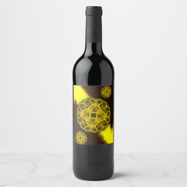 Étiquette Pour Bouteilles De Vin Voir ma lumière (Devant)