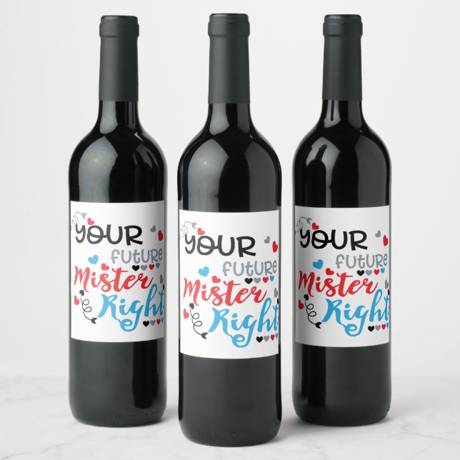 Étiquette Pour Bouteilles De Vin Votre futur ministre (Bouteilles)