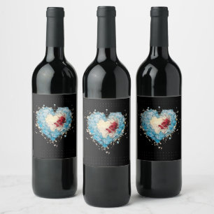 Étiquette Pour Bouteilles De Vin Warm my heart, personnalisé