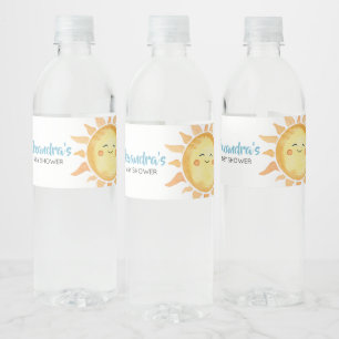ÉTIQUETTE POUR BOUTEILLES D'EAU