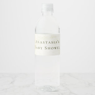 ÉTIQUETTE POUR BOUTEILLES D'EAU 