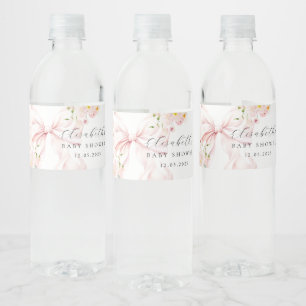 ÉTIQUETTE POUR BOUTEILLES D'EAU