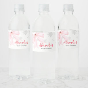 ÉTIQUETTE POUR BOUTEILLES D'EAU 