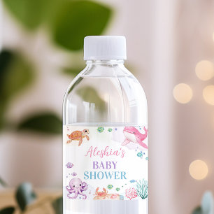 Étiquette Pour Bouteilles D'eau À la mer bientôt Ocean Baby Shower