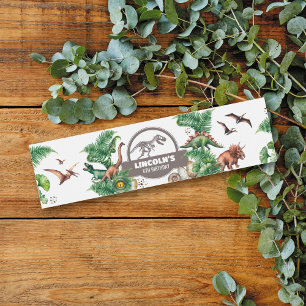 Étiquette Pour Bouteilles D'eau Anniversaire Jurassique