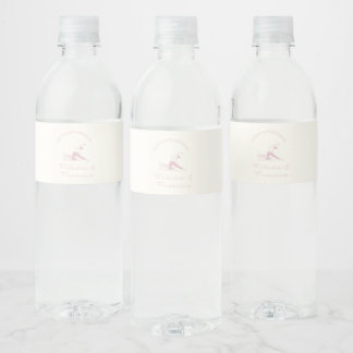 Étiquette Pour Bouteilles D'eau Any age pilates and prosecco birthday