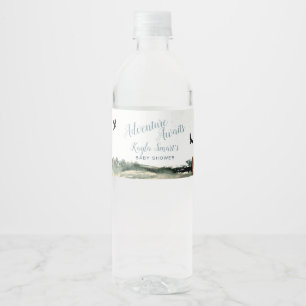 Étiquette Pour Bouteilles D'eau Aventure Attend