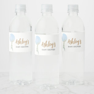 Étiquette Pour Bouteilles D'eau Baby shower à bulle Oh Boy