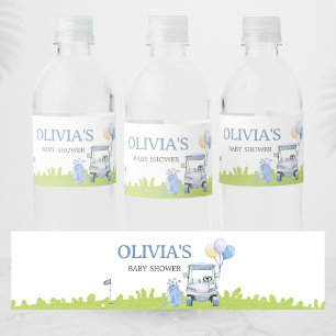 Étiquette Pour Bouteilles D'eau Baby Shower A Little Putter Golf