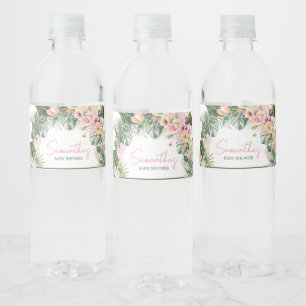 Étiquette Pour Bouteilles D'eau Baby shower Aloha