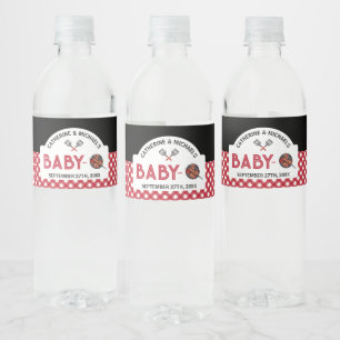 Étiquette Pour Bouteilles D'eau Baby shower barbecue pour bébé-Q BBBQ Favoriser