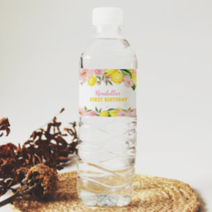 Étiquette Pour Bouteilles D'eau Baby shower citron Étiquette bouteille d'eau d'ann