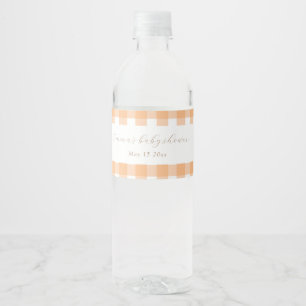 Étiquette Pour Bouteilles D'eau Baby shower citrouille Aliments et boissons Étique