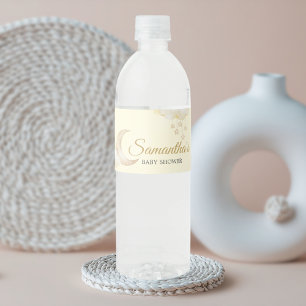 Étiquette Pour Bouteilles D'eau Baby Shower Dans la Lune