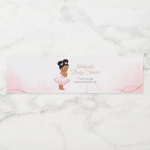 Baby shower de ballerine princesse rose