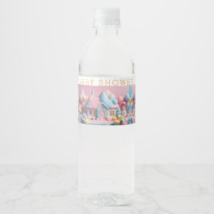 Étiquette Pour Bouteilles D'eau Baby shower de la maison de pain d'épices
